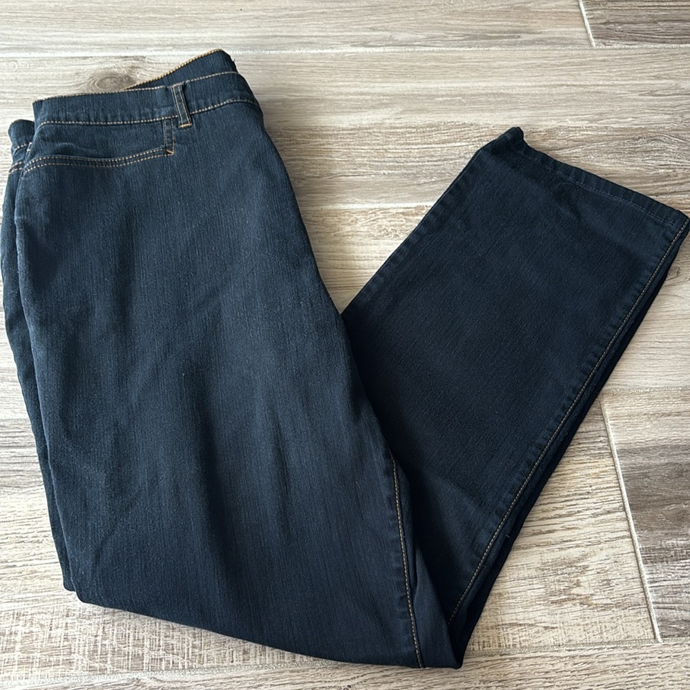 Westbound Black jeans in size 16 with Contrast Stitching